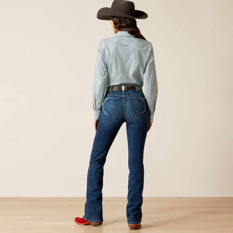 Ariat Wms High Rise Boot Cut Lydia Portland - Winter Clearance
