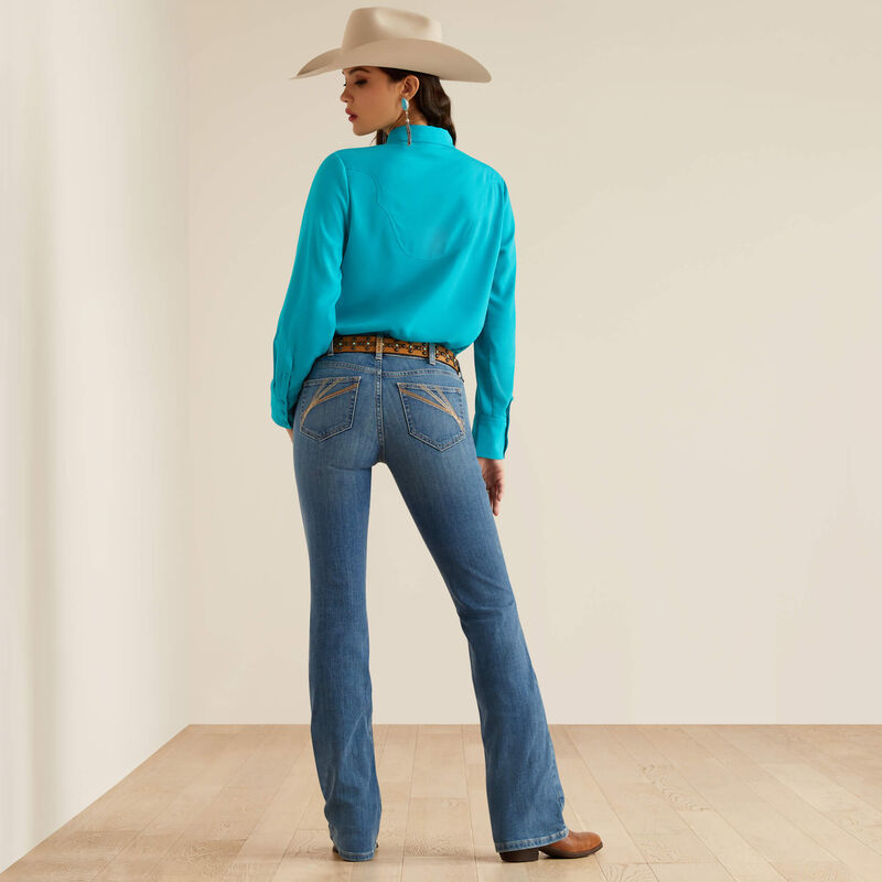 Ariat Wms Perfect Rise Arrow Boot Cut Lili Maine - Winter Clearance