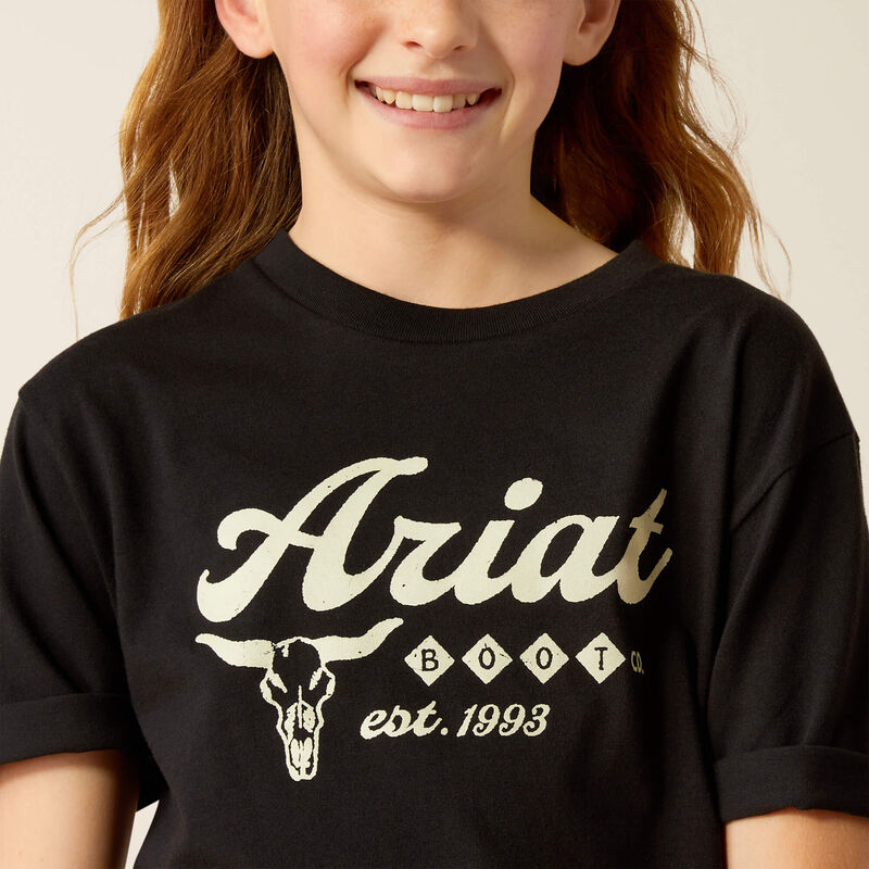Ariat Gls Established Boot Co SS Tee Black - Black Friday Sale