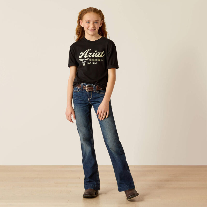 Ariat Gls Established Boot Co SS Tee Black - Black Friday Sale