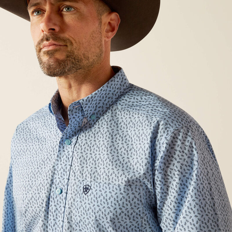 Ariat Mns Rowan LS Shirt Light Blue
