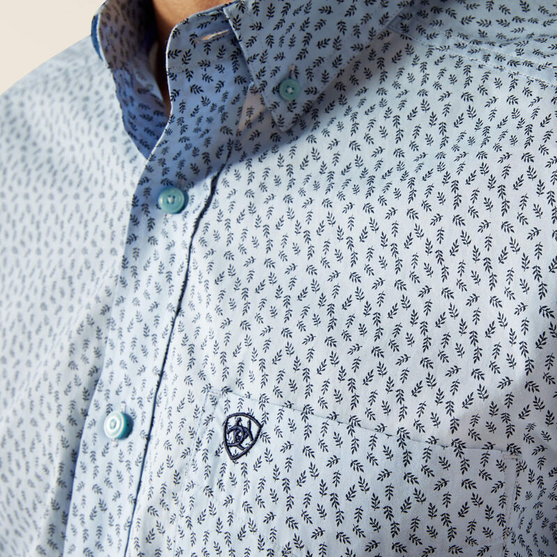 Ariat Mns Rowan LS Shirt Light Blue