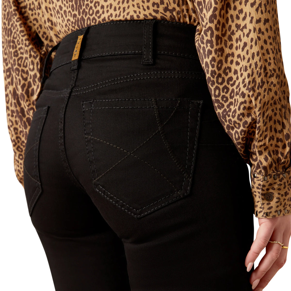 Ariat Wms Perfect Rise Boot Cut Ella Black - Christmas Sale