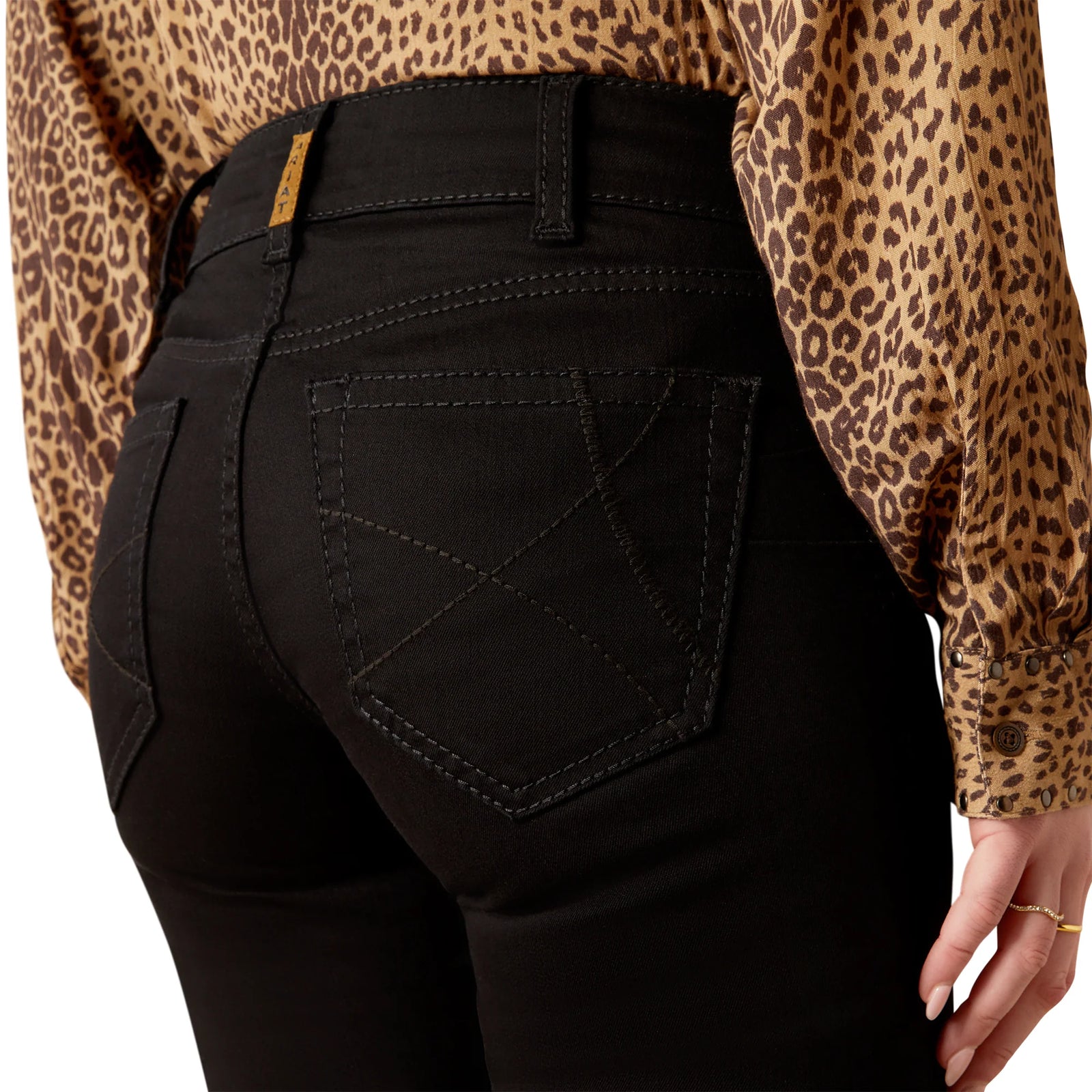 Ariat Wms Perfect Rise Boot Cut Ella Black - Christmas Sale