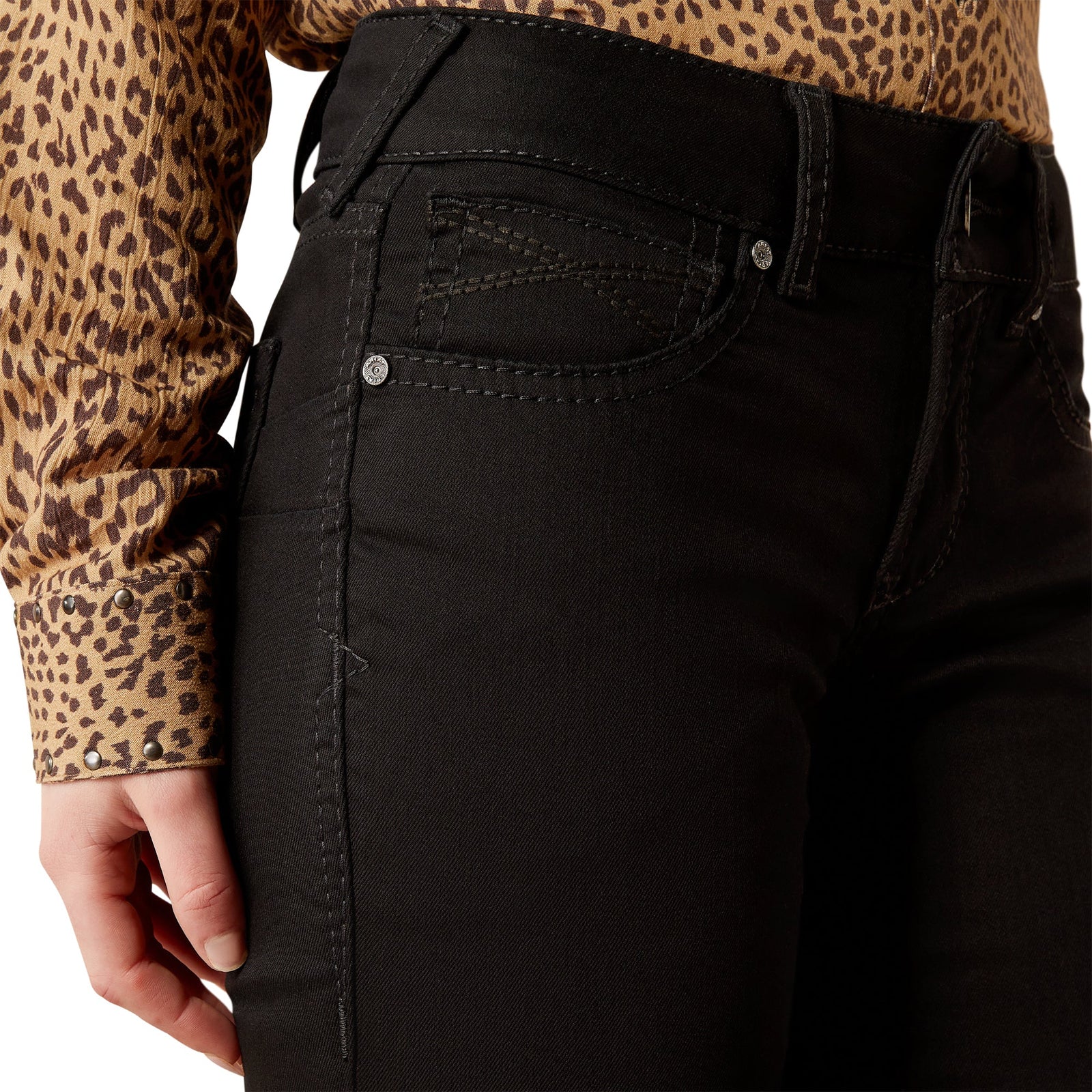 Ariat Wms Perfect Rise Boot Cut Ella Black - Christmas Sale