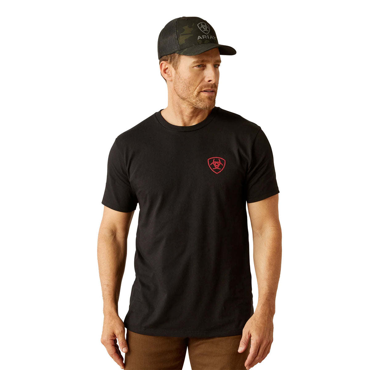 Ariat Mns Farm Raised SS Tee Black
