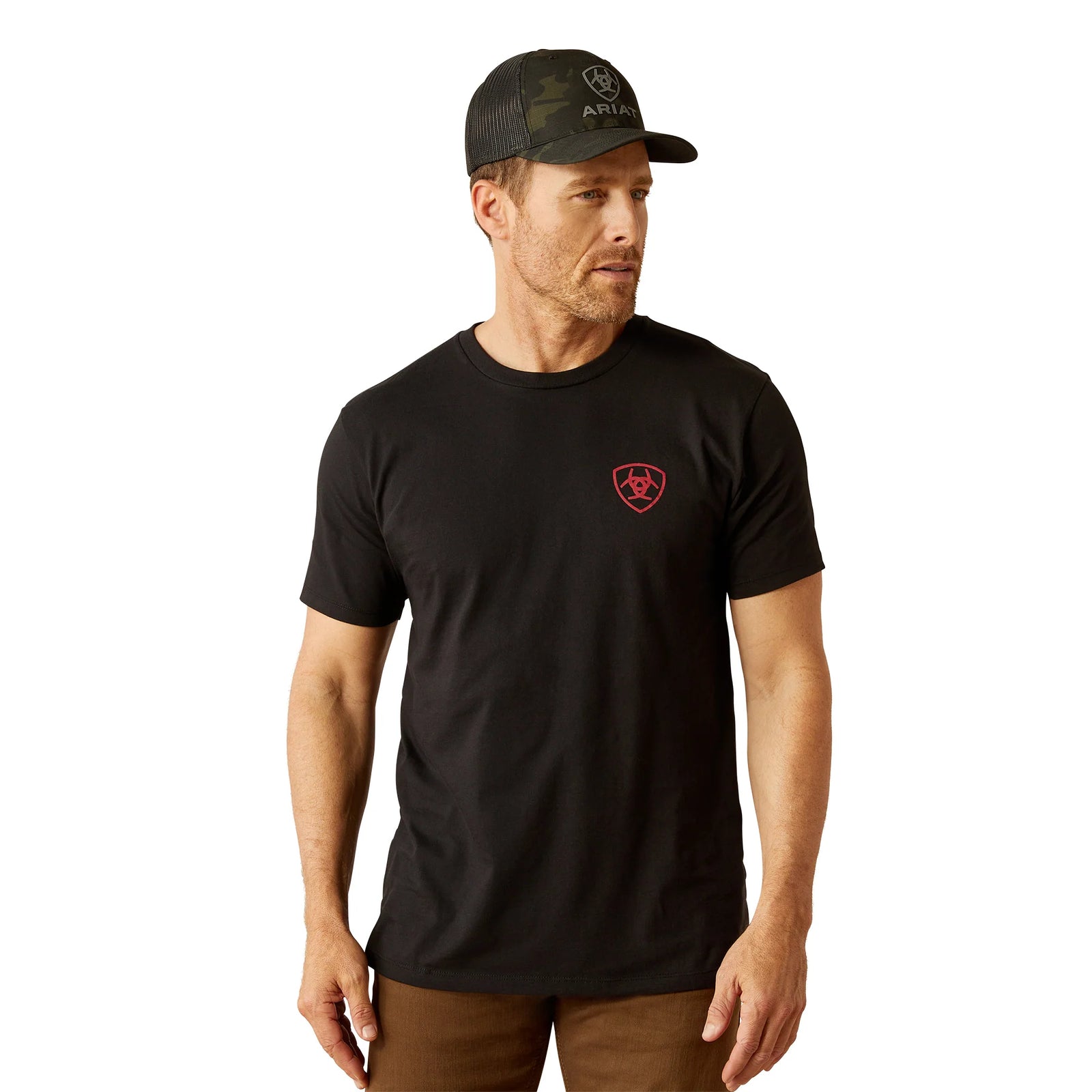 Ariat Mns Farm Raised SS Tee Black