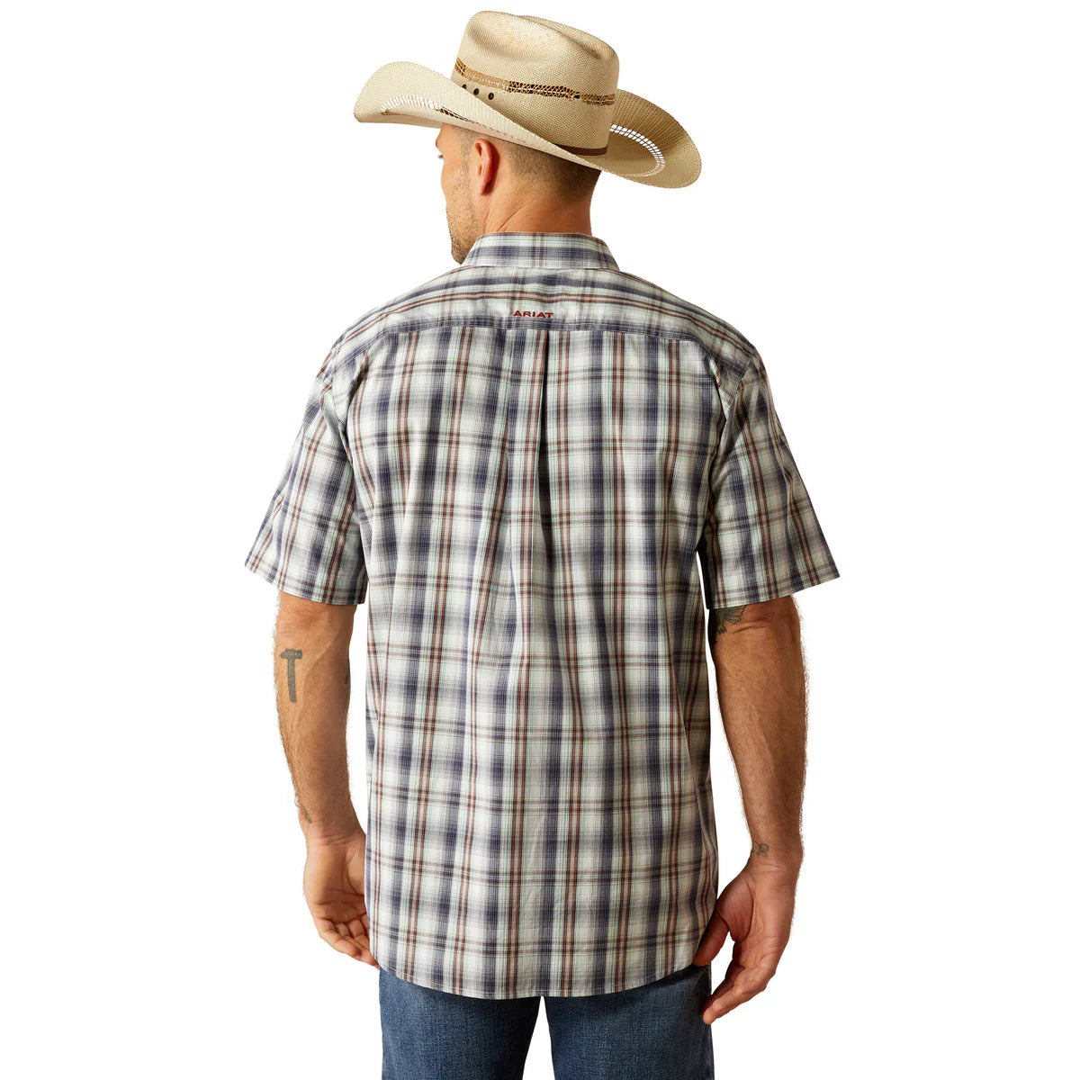 Ariat Mns Pro Series Cruz Classic Fit SS Shirt Navy