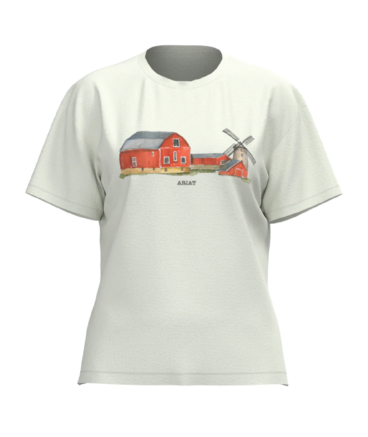Ariat Wmns Better Farms SS Tee Antique White