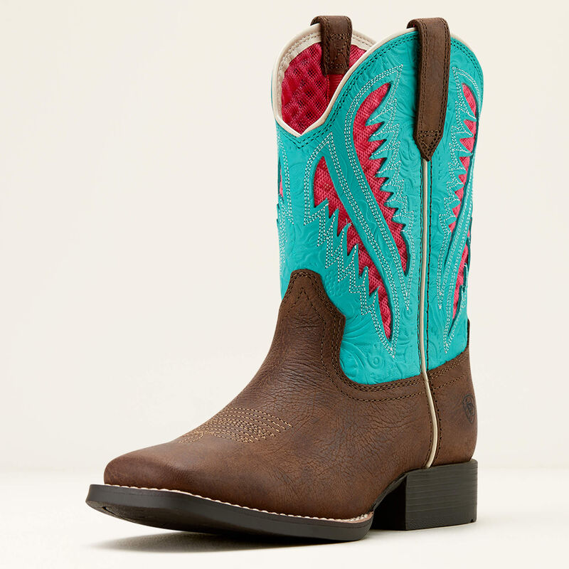 Ariat Yth Quickdraw Venttek Rich Clay/Turquoise