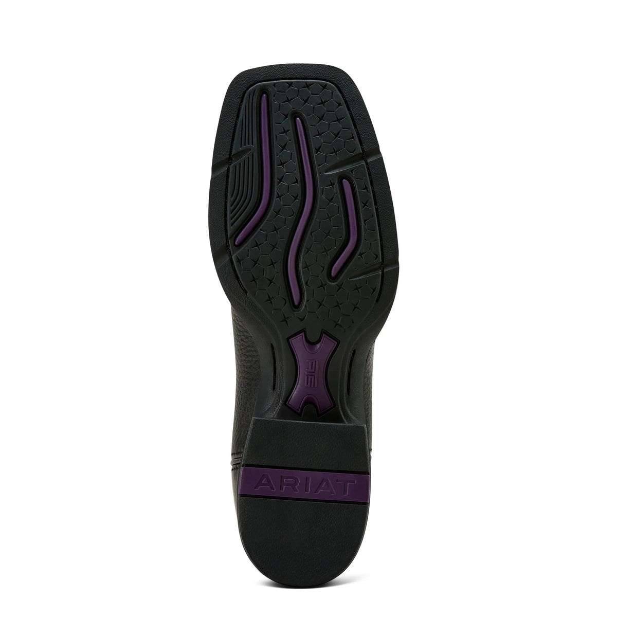 Ariat Wms Round Up Wide Square Toe Stretchfit Black Deertan - Black Friday Sales