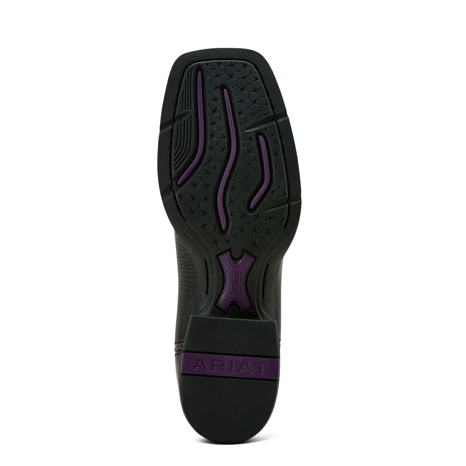 Ariat Wms Round Up Wide Square Toe Stretchfit Black Deertan - Black Friday Sales