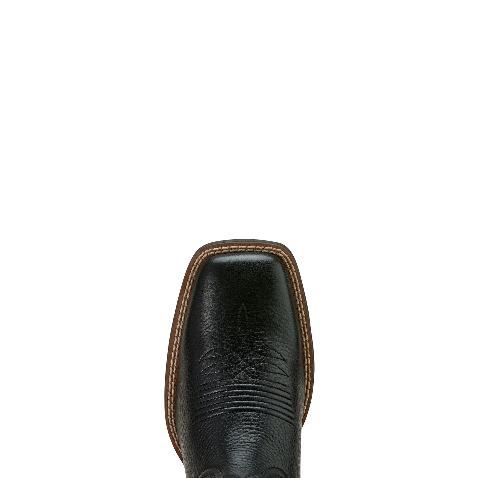 Ariat Wms Round Up Wide Square Toe Stretchfit Black Deertan - Black Friday Sales