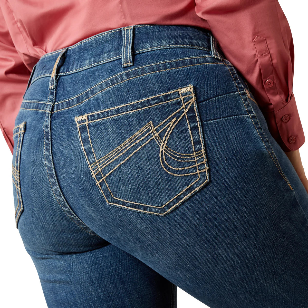 Ariat Wms Mid Rise Boot Cut Joanna Milos - Summer Clearance