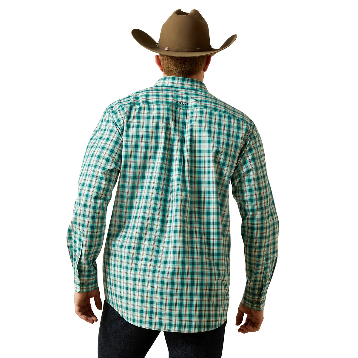 Ariat Mns Pro Series Brayden LS Shirt Teal