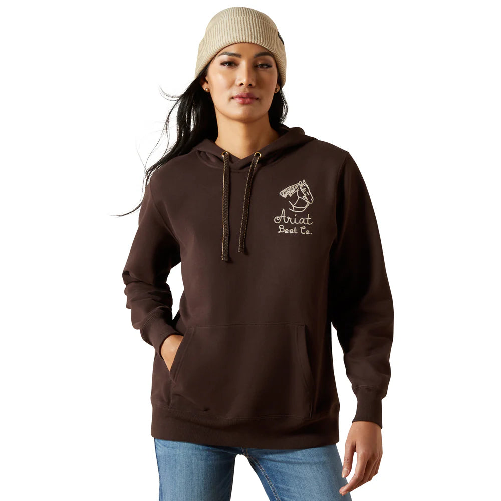 Ariat Wms Stitch Hoodie Mole - Winter 26