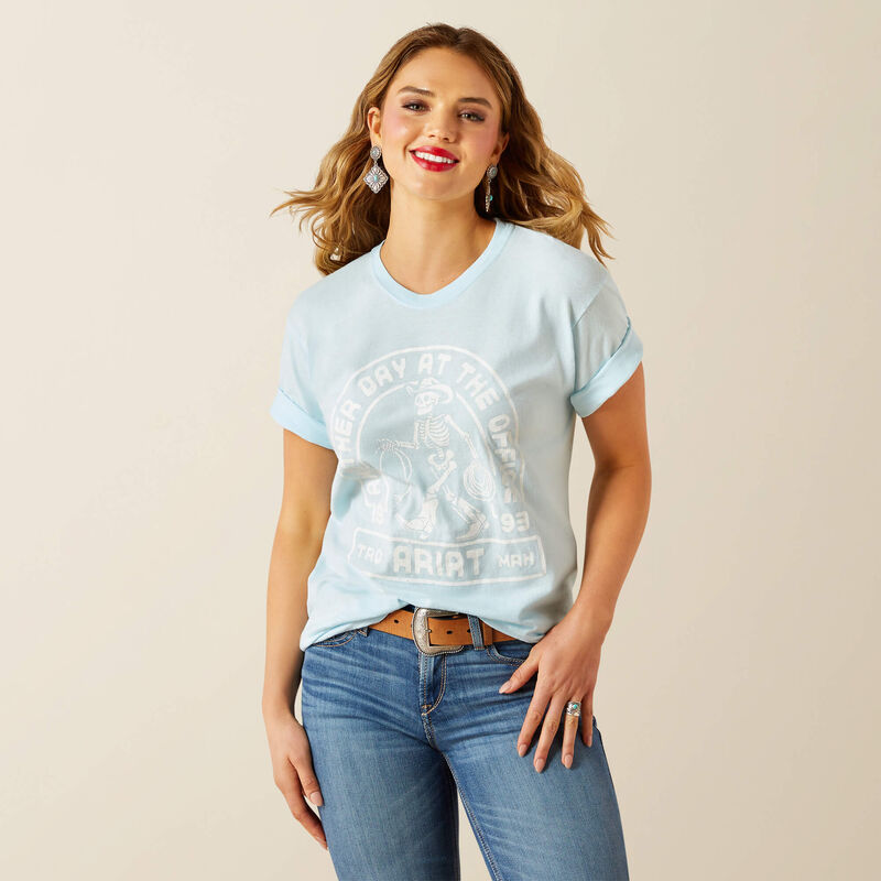 Ariat Wmns Another Day SS Tee Vintage Lagoon