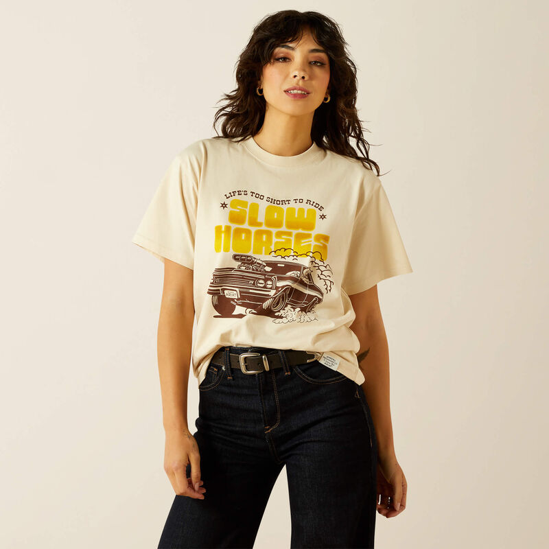 Ariat Mns Sendero Slow Horses SS Tee Sandshell