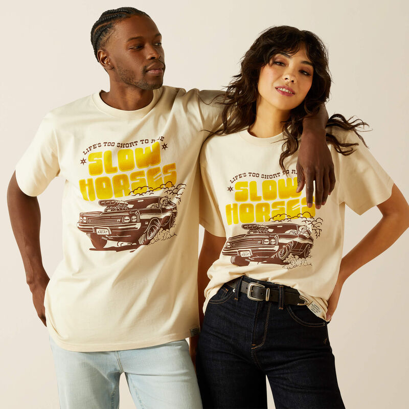 Ariat Mns Sendero Slow Horses SS Tee Sandshell