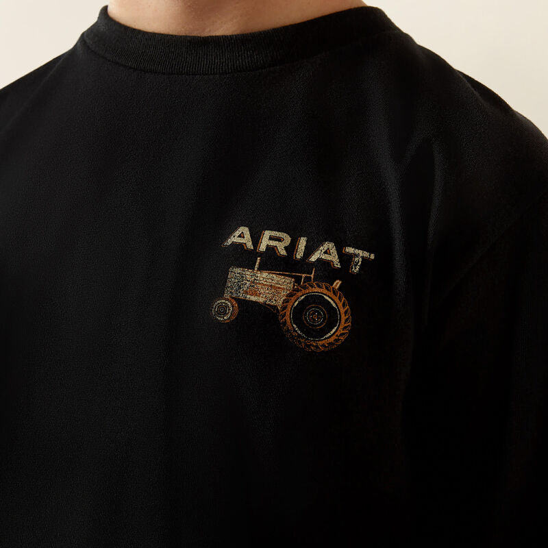 Ariat Bys Gramps Tractor SS Tee Black