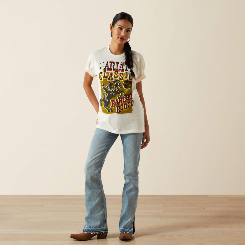 Ariat Wmns Classic Rodeo SS Tee Natural