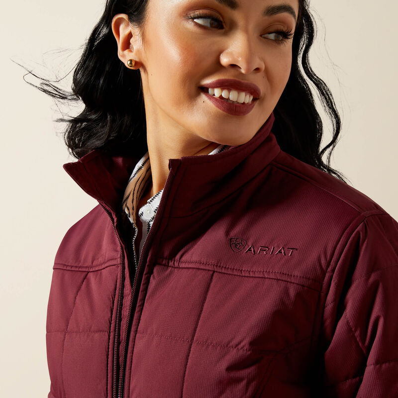 Ariat Wms Crius Insulated Jacket Windsor Wine - Winter 26