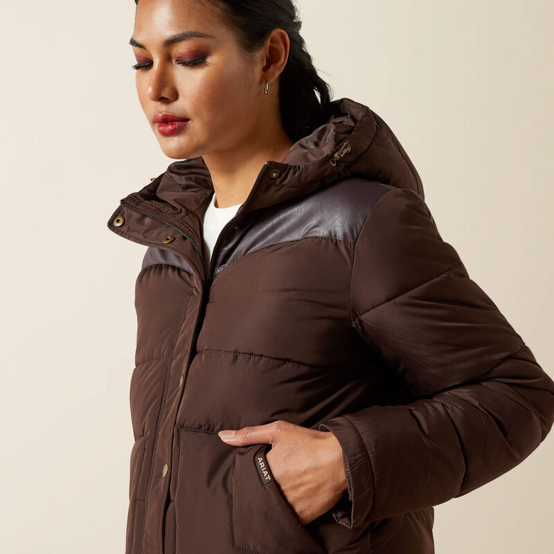 Ariat Wms Frontier Puffer Jacket Mole - Winter 26