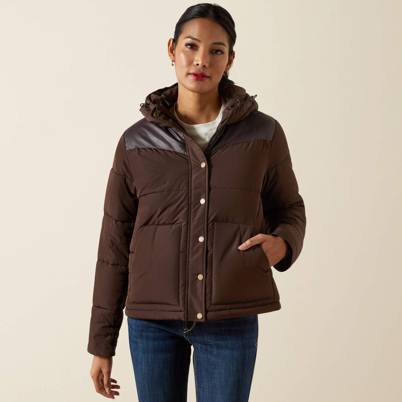 Ariat Wms Frontier Puffer Jacket Mole - Winter 26