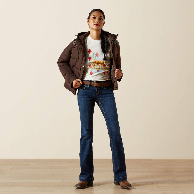 Ariat Wms Frontier Puffer Jacket Mole - Winter 26