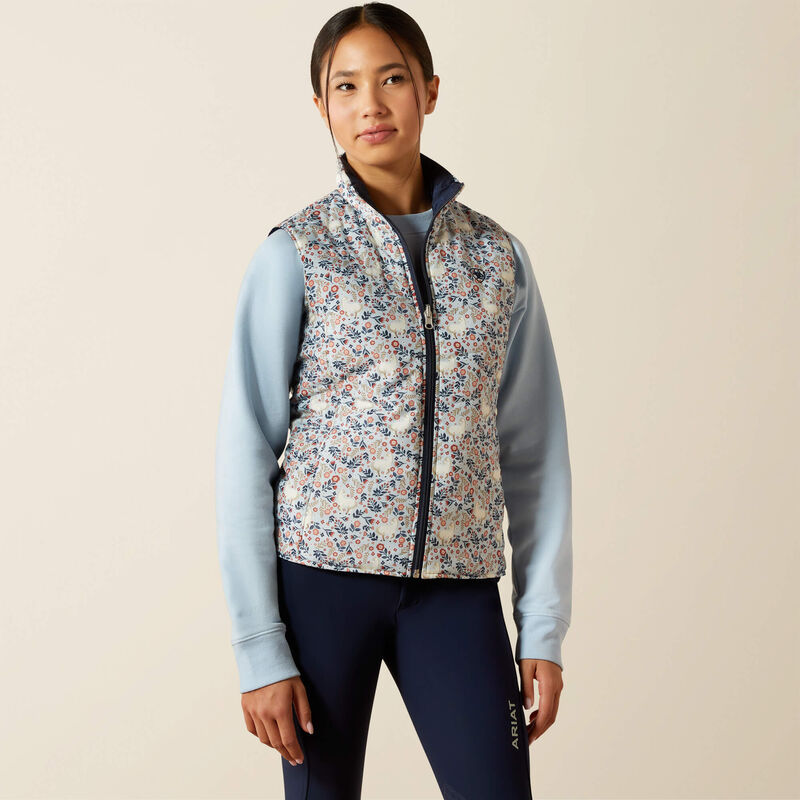 Ariat Gls Bella Insulated Reversible Vest Posey Print