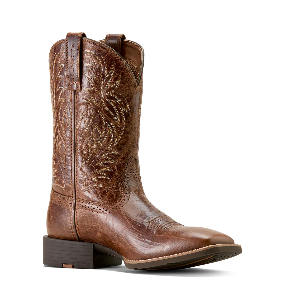 Ariat Mns Sport Western Wide Sport Toe Dark Tan