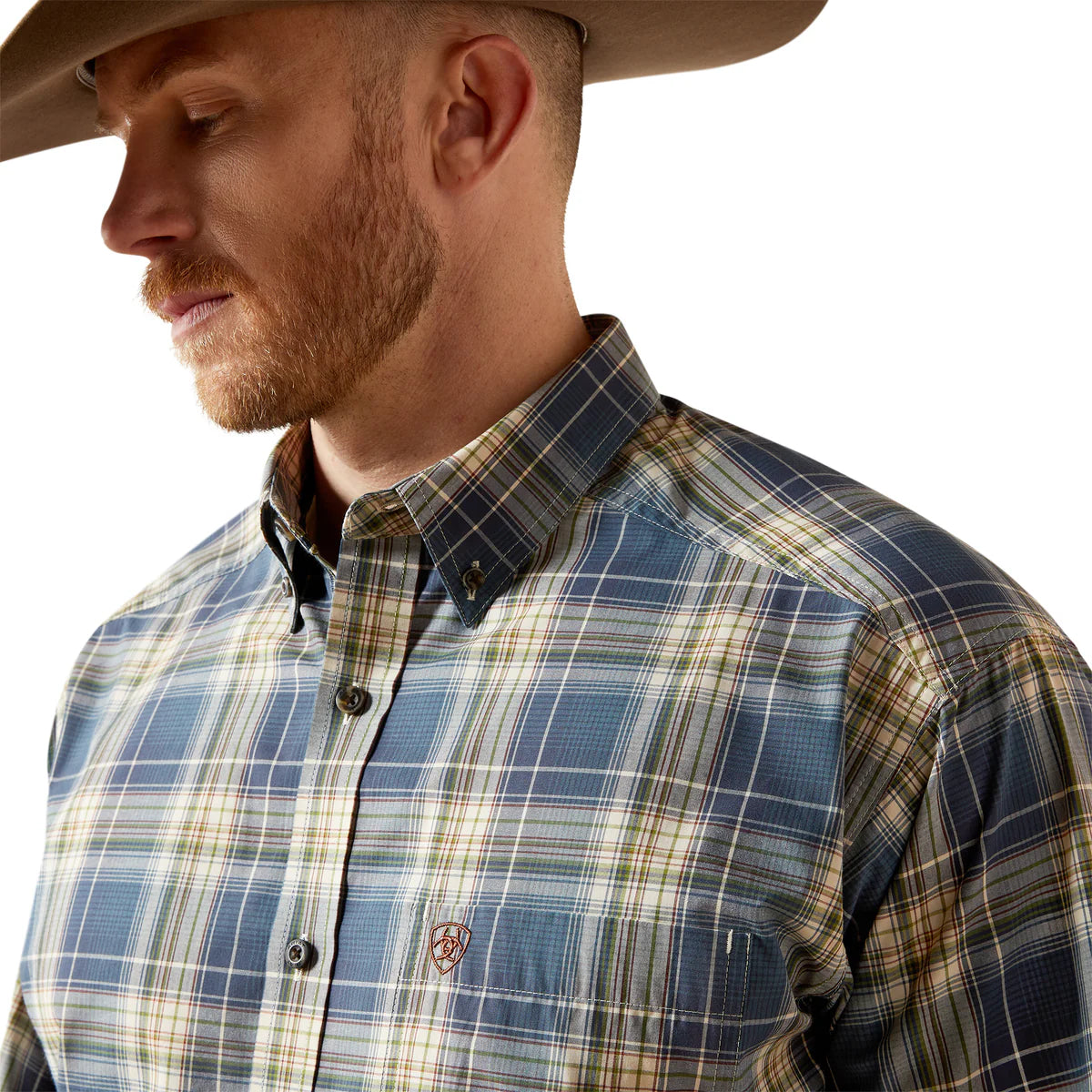 Ariat Mns Pro Series Welch LS Shirt Dark Blue