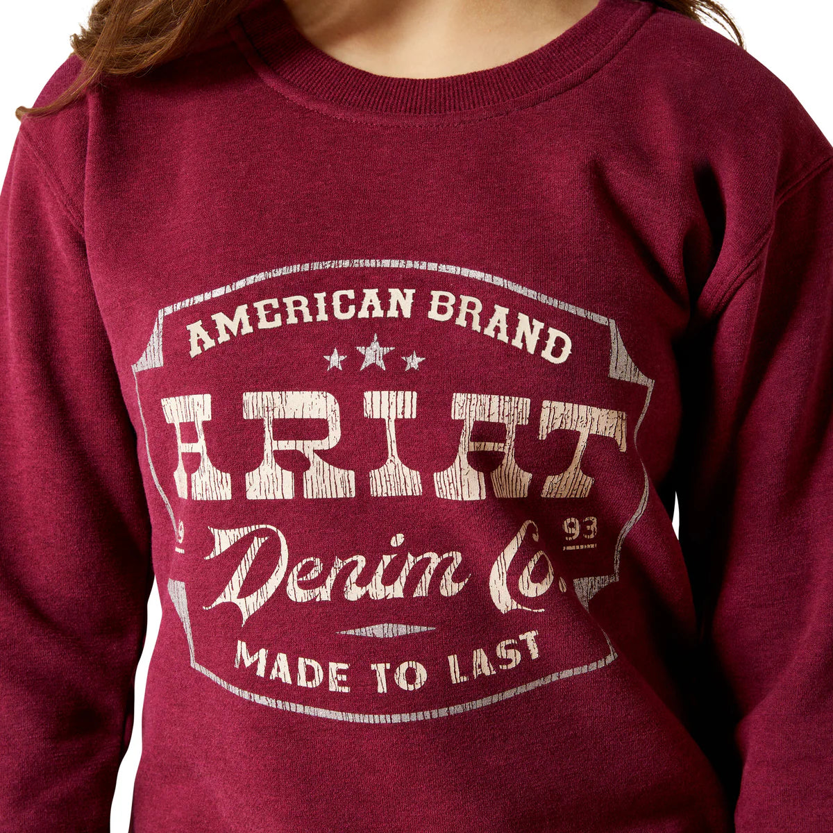 Ariat Gls Emblem Sweatshirt Beaujolais Heather