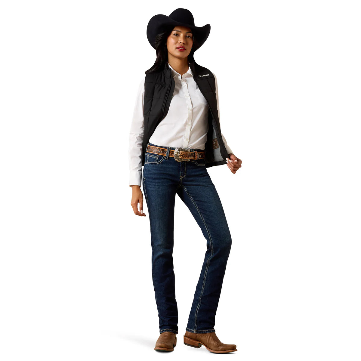 Ariat Wms Perfect Rise Acclimatize Straight Harper Sonoma - Winter Clearance