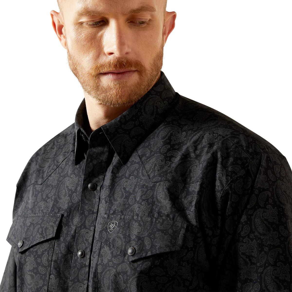 Ariat Mns Finnigan Snap LS Shirt Black