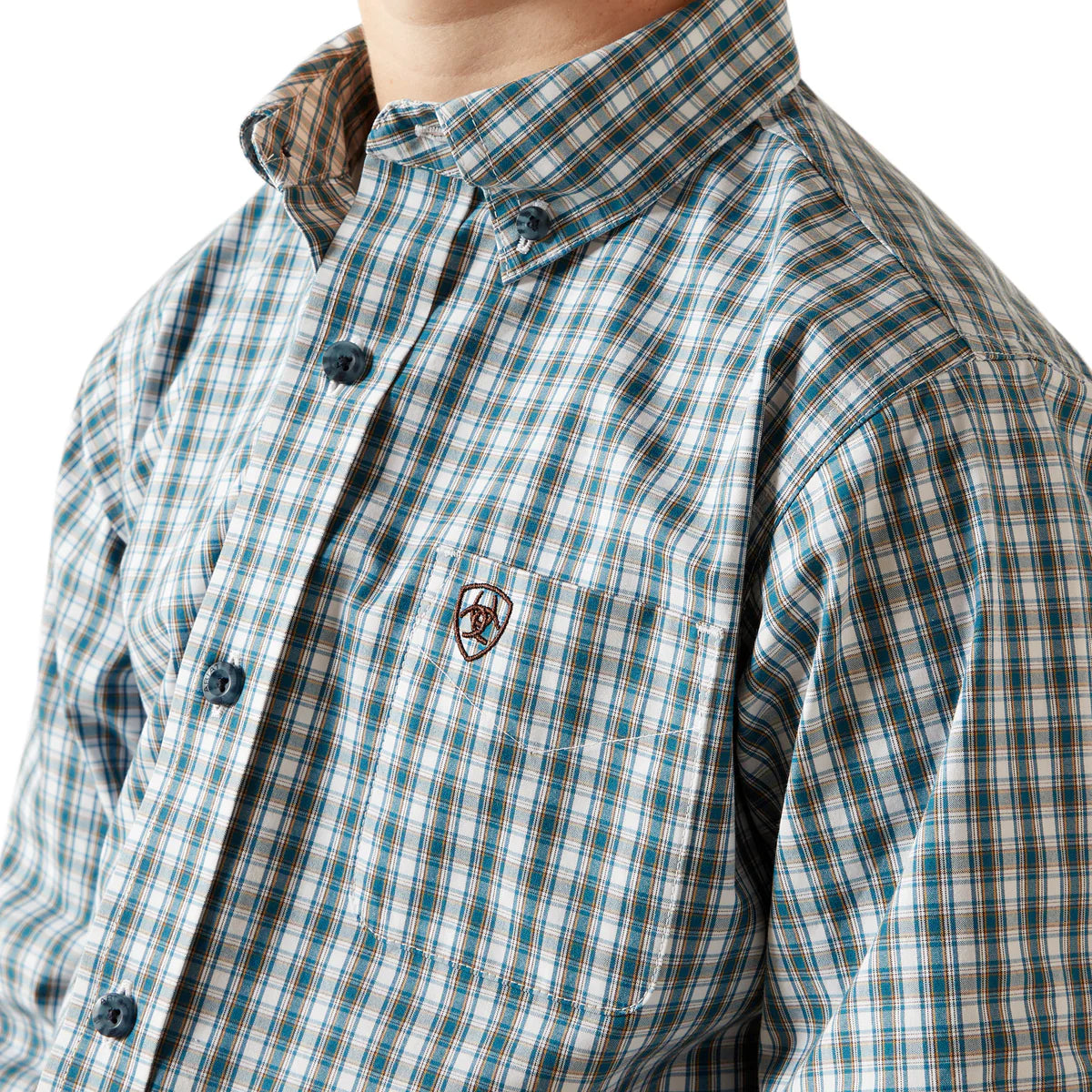 Ariat Bys Pro Series Townes LS Shirt Dark Teal