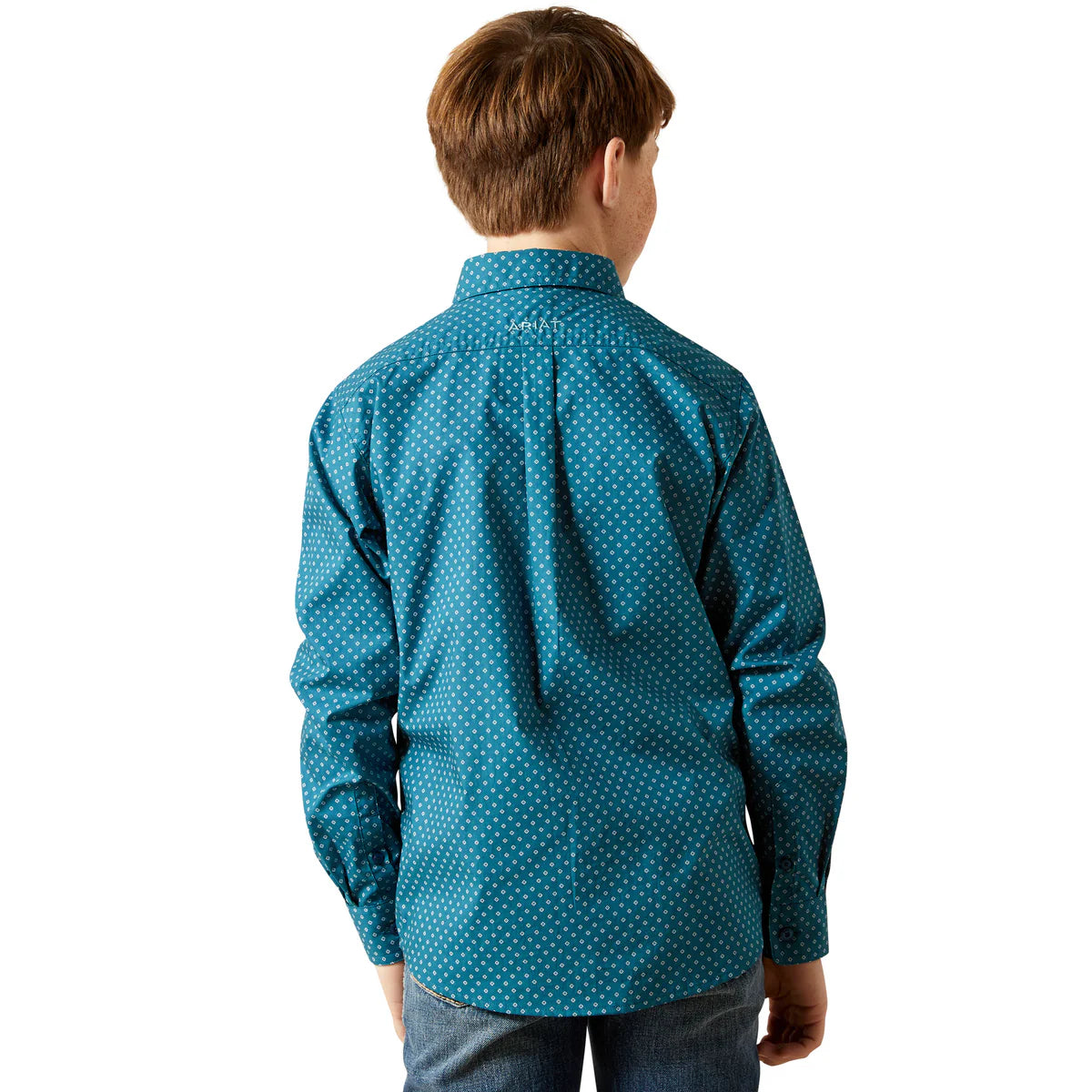 Ariat Bys Tyce LS Shirt Dark Teal