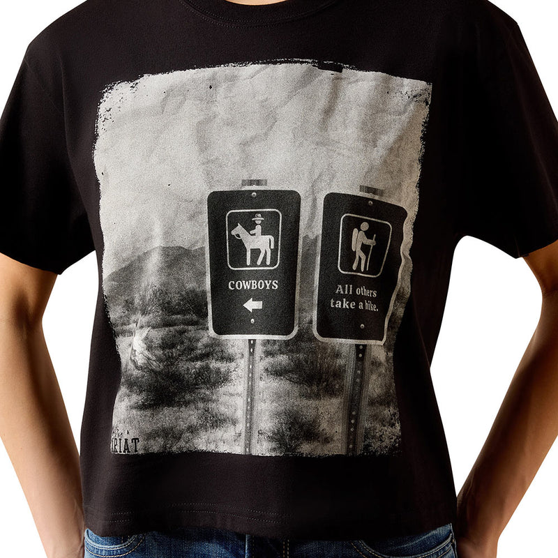 Ariat Wmns Others Take A Hike SS Tee Black