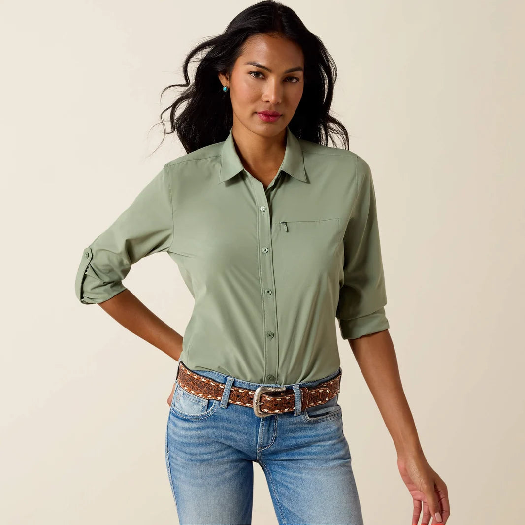 Ariat Wms Venttek LS Shirt Sea Spray