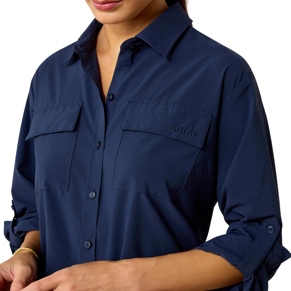 Ariat Wms Solveil LS Shirt Navy