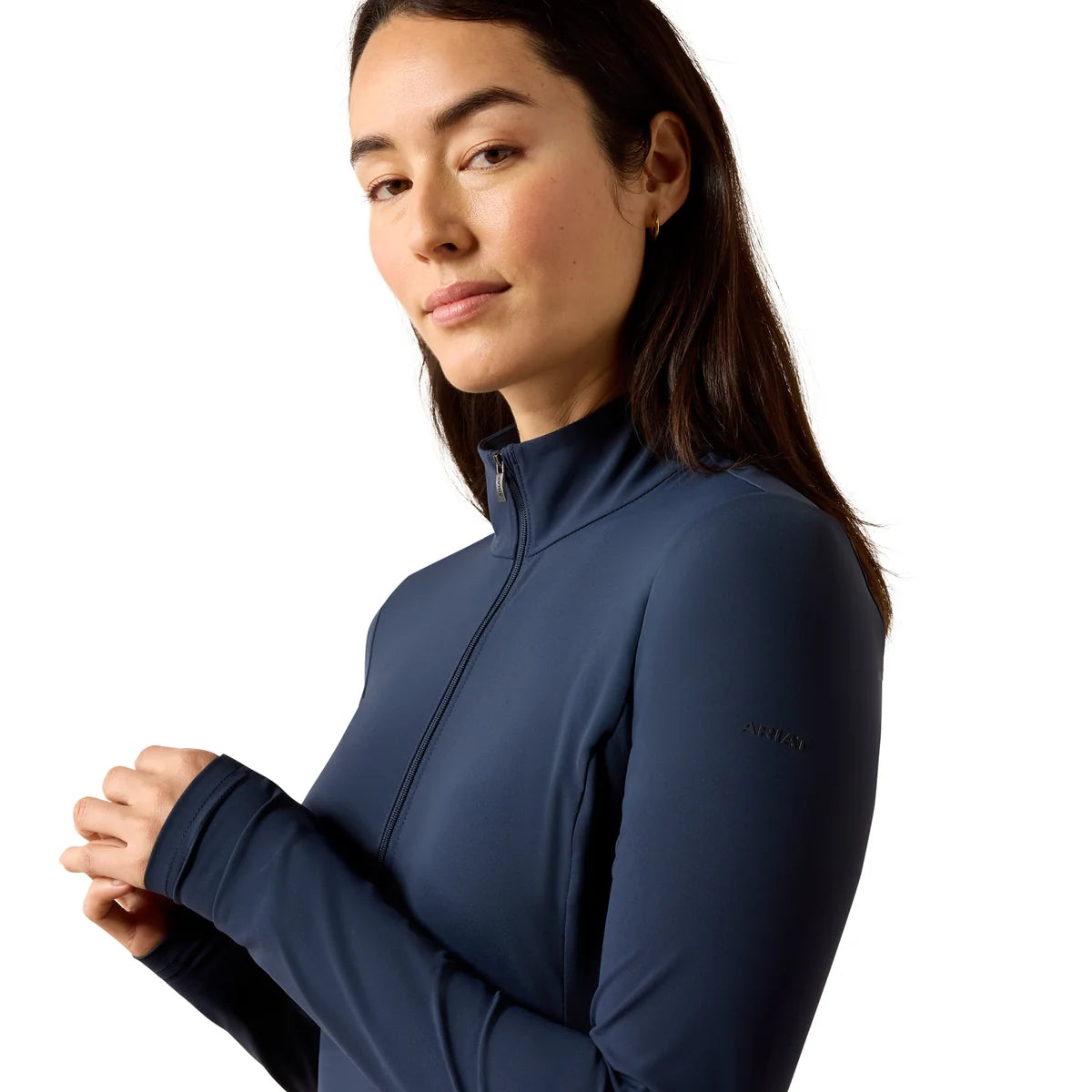 Ariat Wms Solveil 1/2 Zip LS Baselayer Navy Eclipse