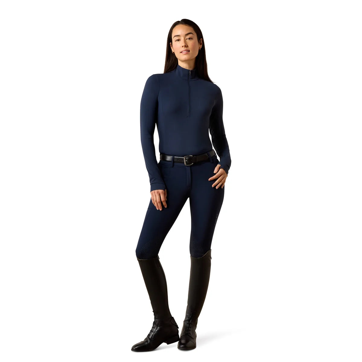 Ariat Wms Solveil 1/2 Zip LS Baselayer Navy Eclipse