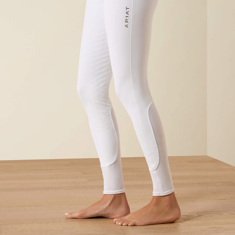 Ariat Wms Tri Factor Allure Full Seat Breech White