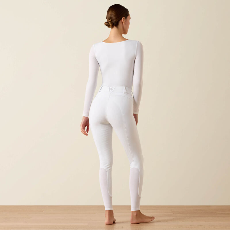Ariat Wms Tri Factor Allure Full Seat Breech White