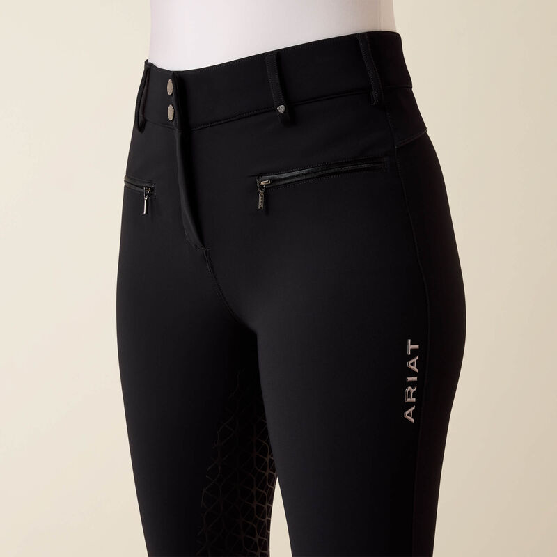 Ariat Wms Tri Factor Allure Full Seat Breech Black
