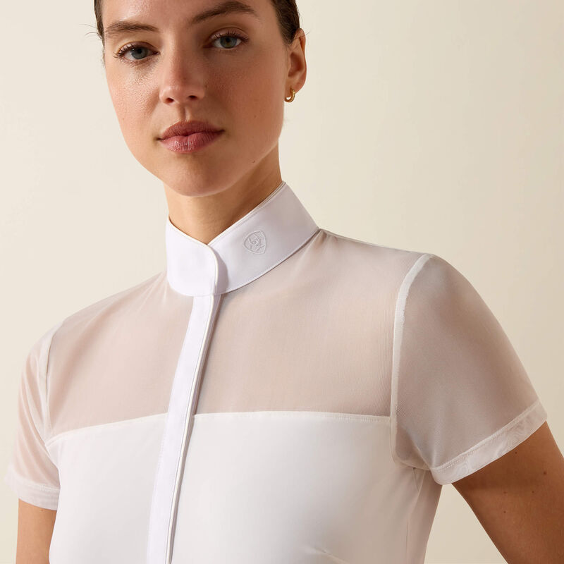Ariat Wms Allure SS Show Shirt White