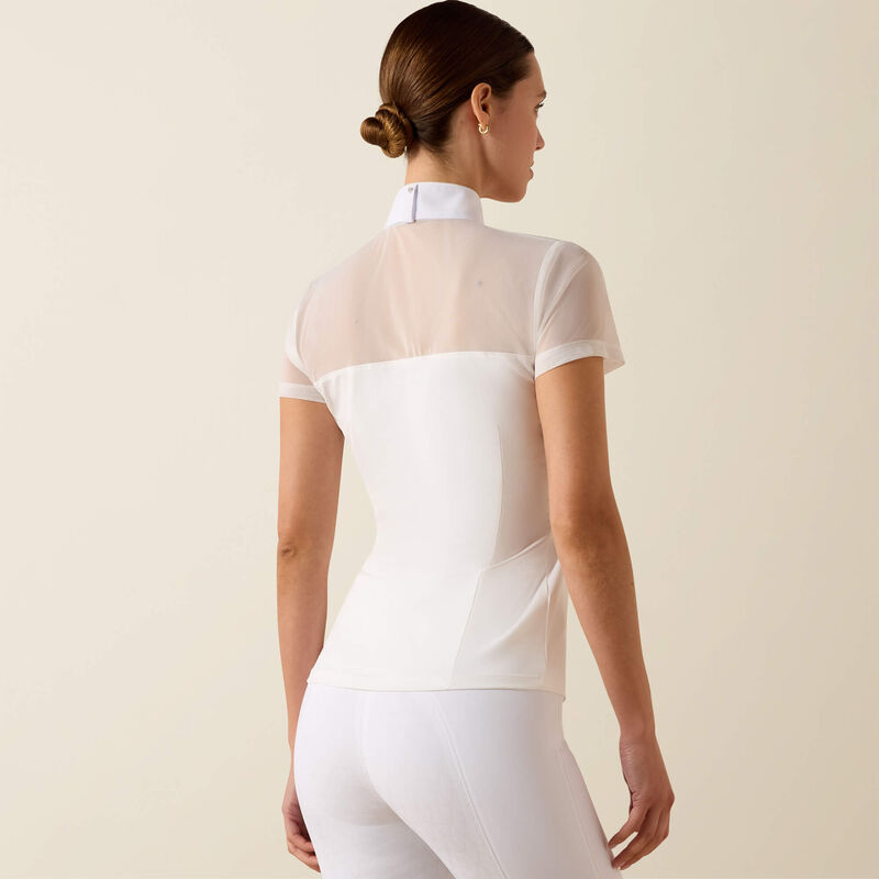 Ariat Wms Allure SS Show Shirt White