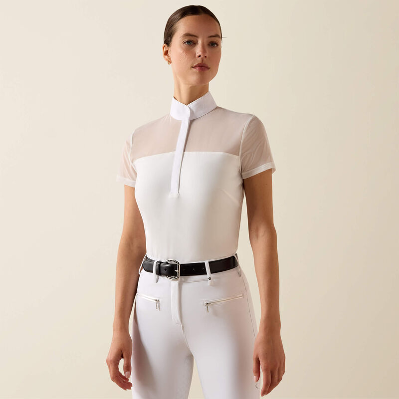 Ariat Wms Allure SS Show Shirt White