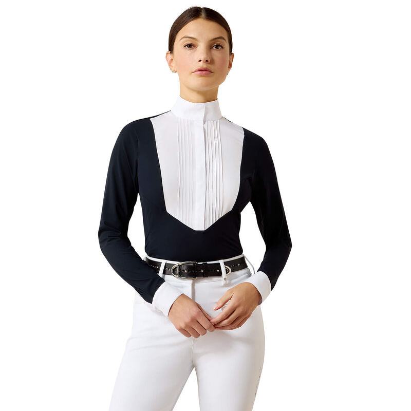 Ariat Wms Solveil LS Show Shirt White