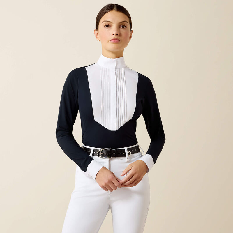 Ariat Wms Solveil LS Show Shirt Navy
